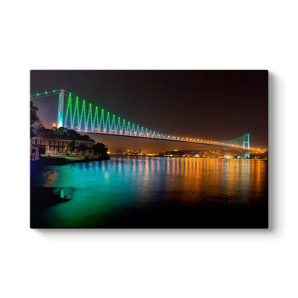Boğaziçi Köprüsü Gece Tablosu - Model 1